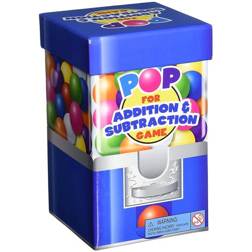 Learning Resources Pop For Addition and Subtraction Math Game, Easter Toys , Classroom and Homeschool Math Games, Math Activities for Kids, 100 Pieces, Grades 1 and up, Ages 6 and up