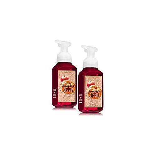 Bath and Body Works 2 Pack Pumpkin Apple Gentle Foaming Hand Soap. 8 Oz