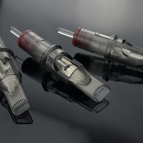 EZ Tattoo Cartridge Needles - 20Pcs #12 (7RM) Standard Round/Curved Magnum Medium Taper Disposable Tattoo Needles Cartridges for Rotary Tattoo Machine Pen Gun - Revolution