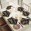 Kepeel 96 Pcs Mexican Birthday Party Plates, Fiesta Party Decorations Supplies Cinco De Mayo Carnival Birthday Party Paper Plates Napkins Colorful Stripe Serape Baby Shower Tableware, Serves 24