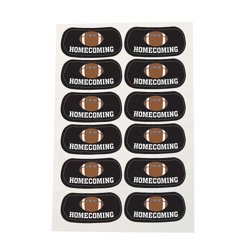 Fun Express - Homecoming Spirit Eyeblack - Apparel Accessories - Temporary Tattoos - Regular Tattoos - 12 Pieces