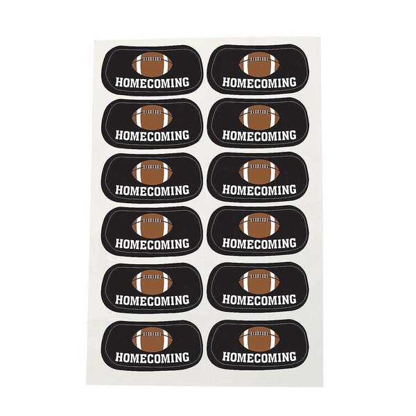 Fun Express - Homecoming Spirit Eyeblack - Apparel Accessories - Temporary Tattoos - Regular Tattoos - 12 Pieces