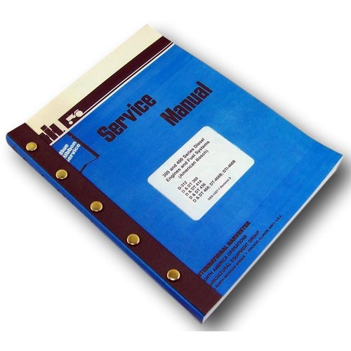 International D Dt-436 Diesel Engine Service Repair Shop Manual Dt436 D436