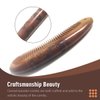 YAKUNCL Thickened Peach Wood Comb, Carved Wooden Comb, Anti Static Wooden Comb, Wooden Comb for Women, Wooden Hair Comb for All Hair Styles
