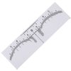 10/50/100 Pcs Microblading Eyebrow Ruler Sticker, Disposable Adhesive Eyebrow Measurement Ruler,Eyebrow Guide Ruler Permanent and Perfect Eyebrow Makeup Tool (50Pcs)