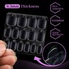 Teenitor 600pcs Press on Nail Adhesive Tabs, 15 Sizes of Nail Stickers for Press on, Press on Nails Glue Stickers Press on Nail Sticky Tabs, 40 Sheets