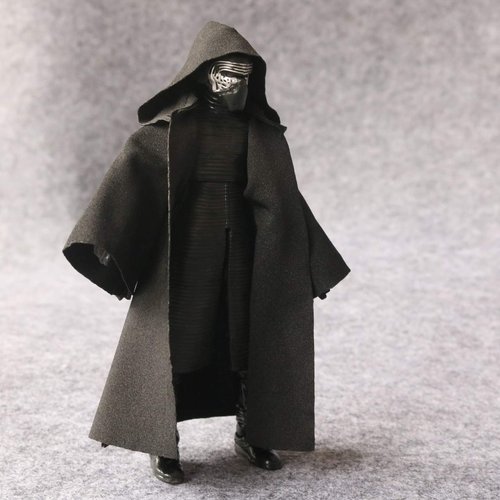 1:12 Scale Fabric Cape Robe with Hat for 6" Bandai SHF Figma Body Action Figure Clothes (no Figure)