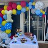 106pcs Birthday Balloons Garland Arch Kit 18/12/10/5 with Print Balloons for Party Birthday Decorations, Dog Party Supplies for Boys