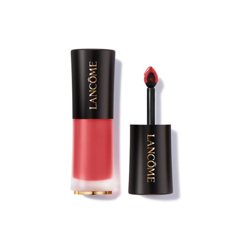 Lancôme L'Absolu Rouge Drama Ink Semi-Matte Liquid Lipstick - Highly Pigmented - All Day Wear - 555 Soif De Vivre
