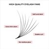 MDC LASHES Promades Eyelash Fan 500fans | 5D-16D, 0.05-0.07 Thickness, C/CC/D Curls, 8-18mm | Volume Lash Extensions Premade Lash Fans Pro Made False Eyelashes Pestanas Pelo A Pelo (12D-0.05-CC-13)