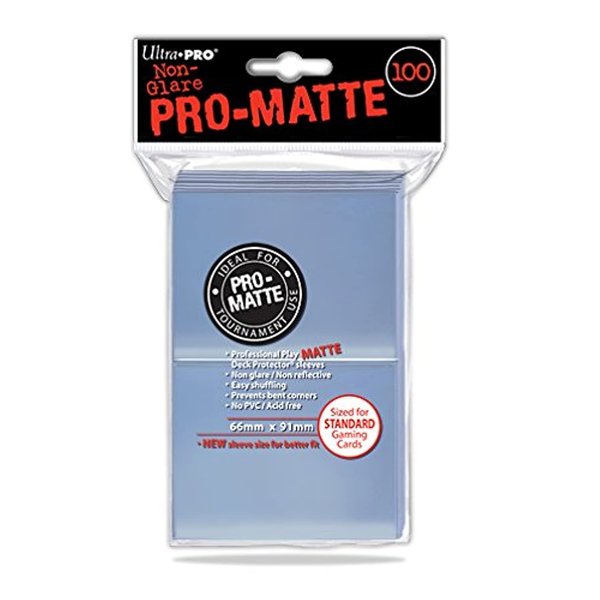 Ultra Pro 84731 Standard Pro Matte Card Sleeves, Clear