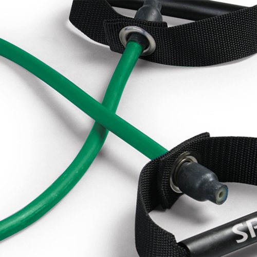 SPRI Xertube Resistance Bands Exercise Cords, Green, Light