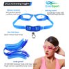 EverSport Swim Goggles, Pack of 2, Swimming Glasses for Adult Men Women Youth Kids Child, Anti-Fog, UV Protection, Shatter-Proof, Watertight(Blue&Pink)