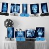 9Pcs Radiology X Ray Honeycomb Centerpieces Radiology Party Favors Birthday Party Decorations X Ray Centerpieces Decorations Supplies for Radiology Xray Doctor Medical Theme Party Baby Shower Supplies