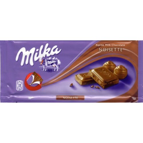 Milka Milk Chocolate Noisette, 100g