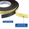 Car Speaker Sealing Tape - Foam Grip Tape,Soundproofing Waterproofing Insulation Foam Gasket Tape,3mm Thick-10mm Width-16.5Ft