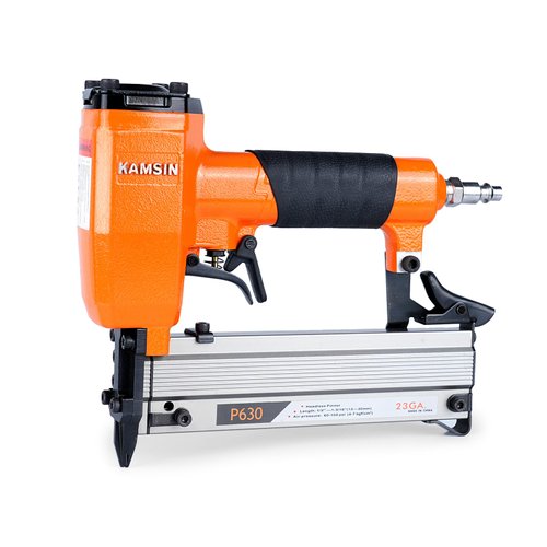 P630 Pneumatic 23 Gauge Pin Nailer Accepts 3/8&quot; to 1-3/16&quot; Pin Nails, Headless Pin Nail Gun with ...