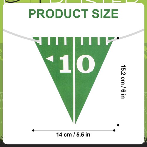 3pcs Game Time Football Banner, Football Birthday Party Decorations Football Theme Garland Sports Fantasy Football Party Decor Football Party Supplies for Party