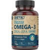 DEVA Vegan Omega-3 DHA EPA Supplement Once-Per-Day Softgel 300 MG - Carrageenan Gelatin & Gluten Free - Non-Fish Algae Oil Fatty Acids - 90 Softgels