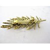 Generic Silver leaf shaped crystal hair barrette clip bridal clip bridal barrette (Primary color: Clear)
