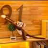 Pgsnhxj Hanging Monkey Stuffed Animals 24" Monkey Plush Toy Stuffed Monkey Christmas Birthday Gift for Kids
