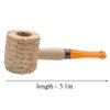 KYSUN 5 pcs Mini Classic Natural Corn Cob Smoking Pipe