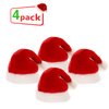 4 Pieces Dog Santa Hat Christmas Pet Hats Pet Costumes for Dogs Cats Christmas Supplies