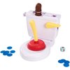 Mattel Games Flushin' Frenzy Kids Game, Family Game with Toilet & Plunger, Grab the Flying Poop for 2-4 Players