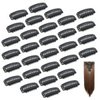 Dreamlover Wig Clips to Secure Wig, Clips for Hair Extensions, 6 Teeth, 30 Pieces