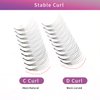 QDMEYEA Volume Fans Eyelash Extensions 0.07 D Curl 7D Premade Fans Eyelash Extensions 9mm Premade Volume lash Extensions Long Stem Premade Lashes Fans (9mm, 7D-0.07-D Curl)