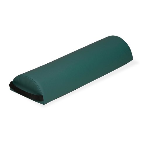 EARTHLITE Bolster Pillow Half Jumbo – Durable Massage Bolster, 100% PU Upholstery incl. Strap Handle/Professional Quality for Massage Tables/Back Pain Relief, Teal