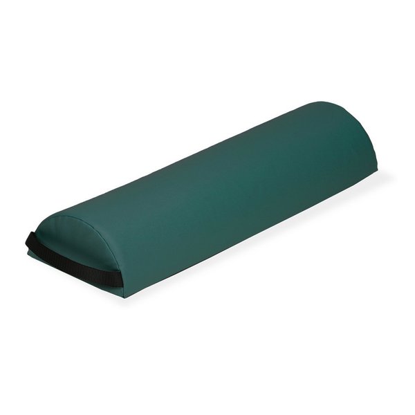 EARTHLITE Bolster Pillow Half Jumbo – Durable Massage Bolster, 100% PU Upholstery incl. Strap Handle/Professional Quality for Massage Tables/Back Pain Relief, Teal