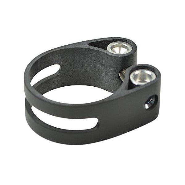 OMNI Racer WORLDS LIGHTEST RACE-Lite Carbon Titanium Seatpost Clamp 31.8 or 34.9mm (34.9mm Matte Finish)