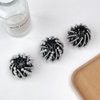 1Pc Rhinestone Black Birds Nest Hair Clips,Crystal Hair Claw Hair Clip Pearl Hair Ring Headdress Hair Fixed Meatball Head for Women Girls,Hair Accessories