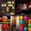 Onumii LED Puck Lights Battery Operated LED Under Cabinet Lighting Wireless Stick on Tap Lights with Remote Controll Color Changing Timer Function for Cabinets, Shelves, Closets - 6Pack Black