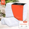 TASALON Microfiber Hair Towel - 10 Pack - Salon Towels - Quick Dry Microfiber Towels - 29 x 16 Inches Ultra-Soft Microfiber Towel for Hair, Facial Towels with Soft Absorbant - White