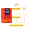 Zutlian 200 Pcs Cocktail Picks, Fancy Toothpicks for Appetizers, Food Picks Cocktail Skewers for Appetizers Long Fancy Food Toothpicks Party Charcuterie Boards Accessories 4.7 Inch(Gold and Silver)