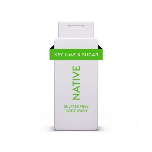 Generic Native Body Wash Key Lime & Sugar - Pack of 01 liquid soap | Clean, naturally sourced ingredients, 18 fl oz (532 mL)