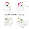 Baby Bath Toys,Cute Unicorn Bath Toys for Toddlers 1-3,Squirt Bathtub Toys for Boys Girls,Rubber Floating Shower Toys Gifts 4pcs Set