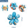 20Pcs Crystal Flower Hair Clips Mini Spring Claw Clips Spring Floral Pearl Hair Clip for Thick and Thin Hair Women's and Girls Hair Accessories (5 Colors)