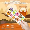 101 PCS Owl Night Birds Temporary Tattoos Themed Birthday Party Decorations Favors Supplies Decor Cute Wisdom Kawaii Intelligent Tattoo Stickers Gifts For Game Boys Girls Classroom School Prizes