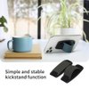 Sinjimoru Detachable Phone Grip Kickstand for Wireless Charging Compatible Phone Finger Holder for iPhone & Smartphones. Sinji Mount S-Grip Black