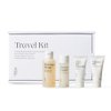 Natural Derma Project Travel Kit (Cleanser 1.69 fl.oz, Toner Essence 1.01 fl.oz, Cica Cream 0.5 fl.oz, Makeup Primer 0.5 fl.oz) | Mini Travel Size, Holiday Gift, Facial Skincare Routine Set