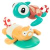 DUCKBOXX XX Pull-String Wind-up Swimming Beach Buddy Bath Toys, No Battery Mold-Free Anti-Rust Interactive Montessori Toy for Kids (Turtle & Beaver -- 2pcs)