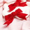 Red Velvet Hair Bows for Women, 2PCS 3" Bow Hair Clips Valentines Alligator Clips for Hair Elegant Velvet Red Bow Sturdy Hair Accessories Valentine's Day Xmas Gifts for Girls Toddlers Kids Baby