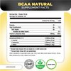 Nutrology BCAA Natural, Plant Based BCAA Powder, Lemonade Flavor, Optimized 2:1:1 Ratio Amino Acids Powder, Post Workout Recovery Drink Vegan BCAA Powder, Gluten-Free, Non-GMO, 30 Servings