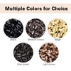 ColorYoung 500PCS 3.4mm Microlink Copper Tubes Beads Hair Extension Beads for I-Tip Human Hair Extensions