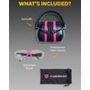 TradeSmart High-Performance Earmuffs for Shooting Range & Shooting Eye Protection Glasses + Firearm Confidence Course Included