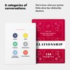 BestSelf Relationship Deck -150 Discussion Prompts Conversations Starter Couples Games - Perfect Couples Card Games for Adults, Romantic Gifts for Couples