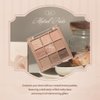 dasique Shadow Palette #24 Muted Nuts 7.5g I 9 Blendable Shades in Smooth Matte and Shimmer Finishes with Gorgeous Pearls | Eye Makeup Palette | Cruelty Free | K-beauty
